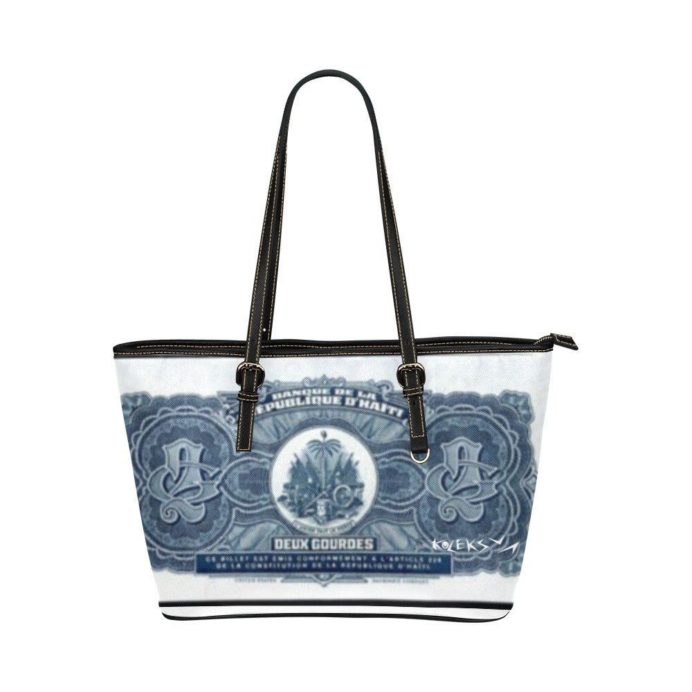 2lajan ts Leather Tote Bag/Large (Model 1651)