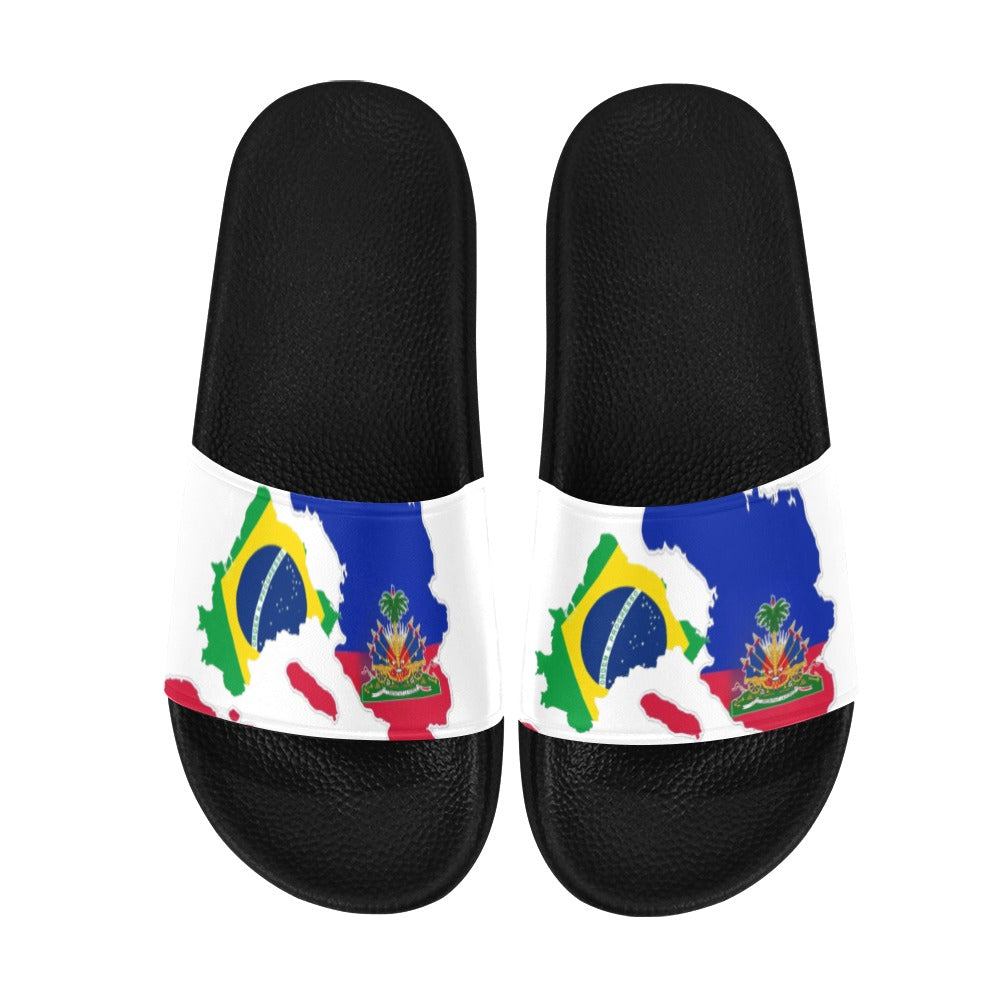 Sandal Pa w la BY Tetpwav Soley Women's Slide Sandals (Model 057)