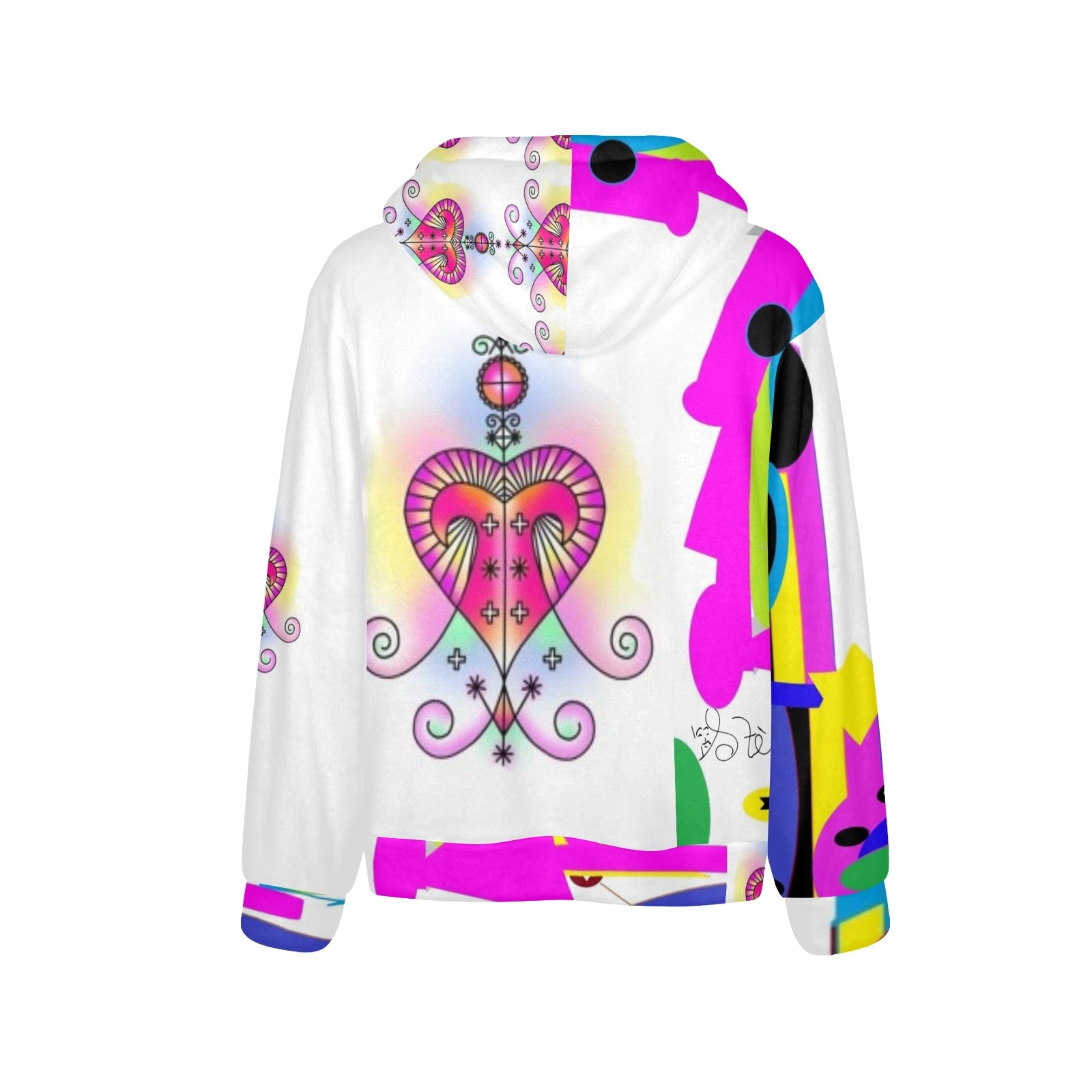 EZ Dous By Tetpwav Men's Flannel Hoodie (Model H63)