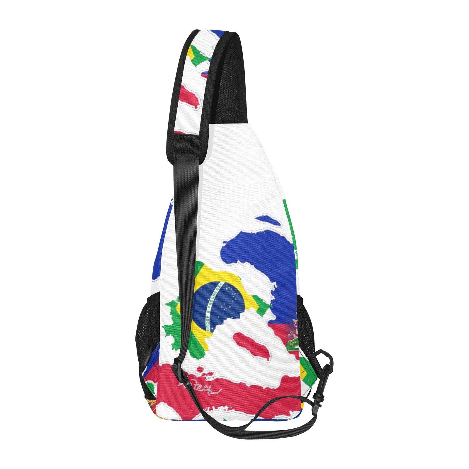 Brazil Ayiti  By Tetpwav Soley All Over Print Chest Bag (Model 1719)