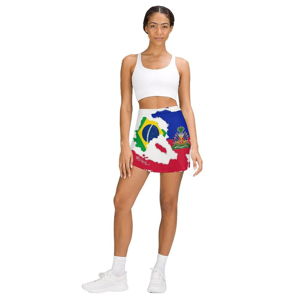 Anti-Emptied A-Line Skirt with Pocket