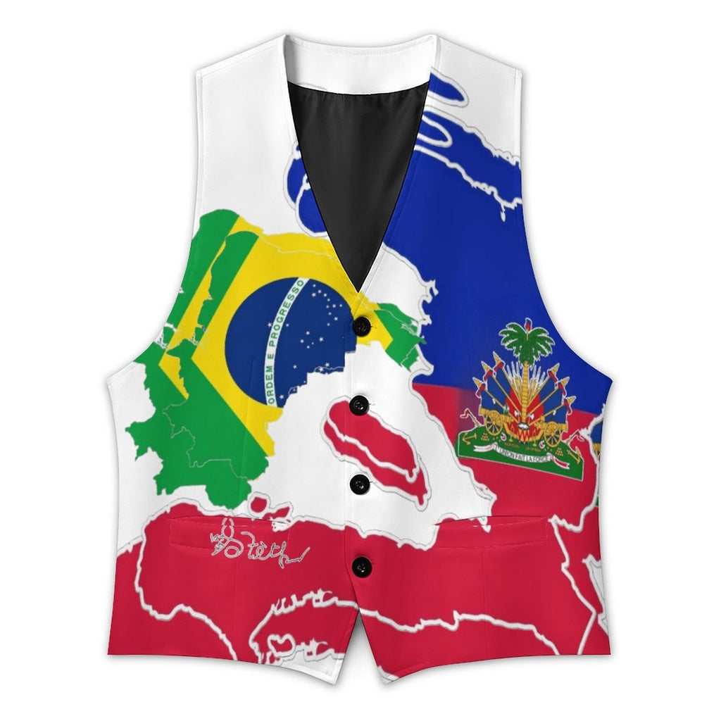 Men's Sleeveless Suit Vest