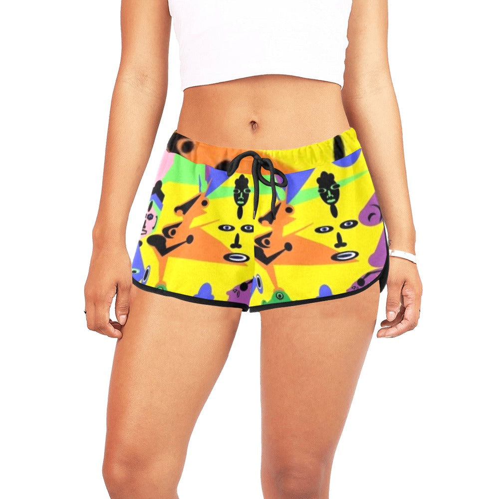Shot ts Women's All Over Print Relaxed Shorts (Model L19)