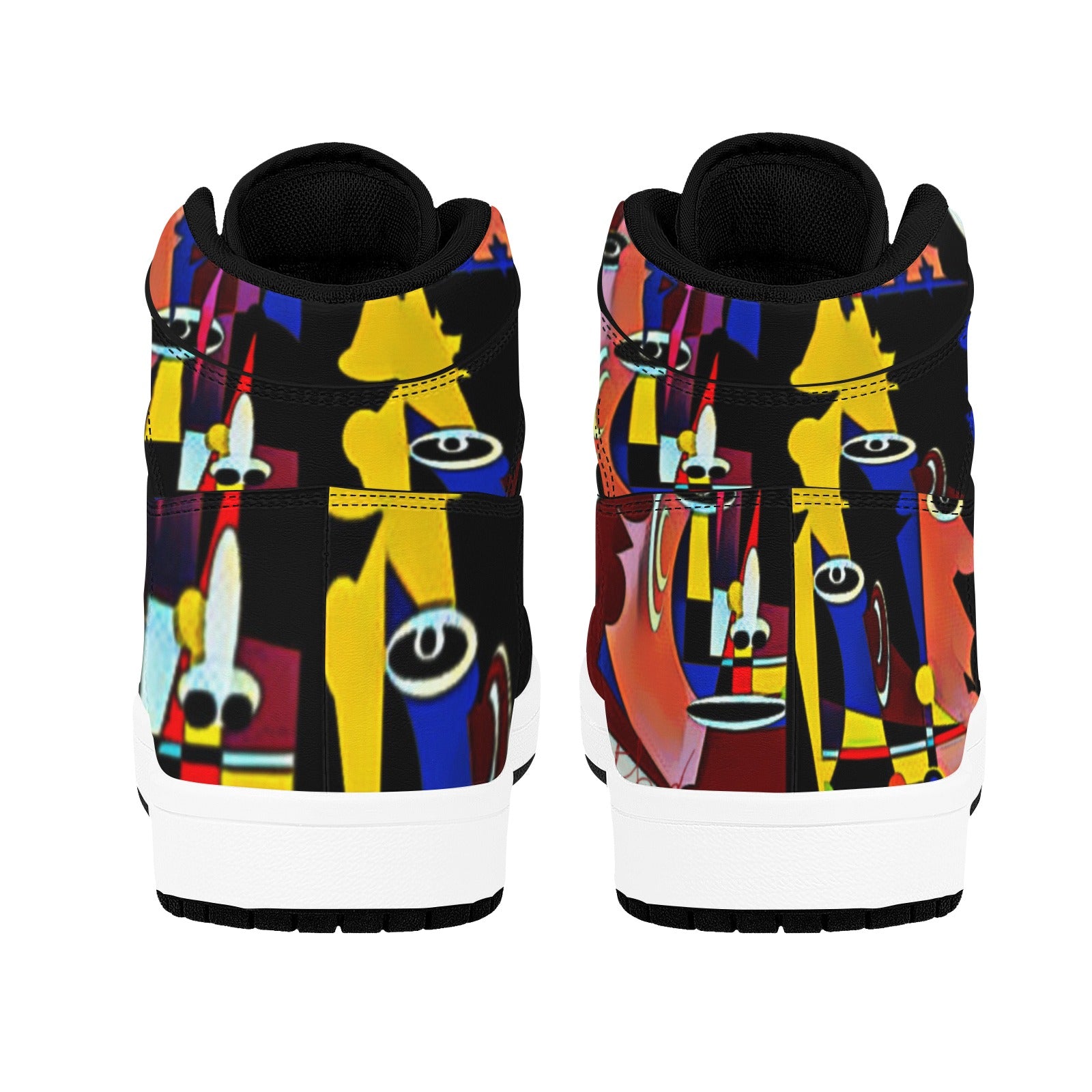 PwavBelnet Men's High Top Sneakers (Model 20042)