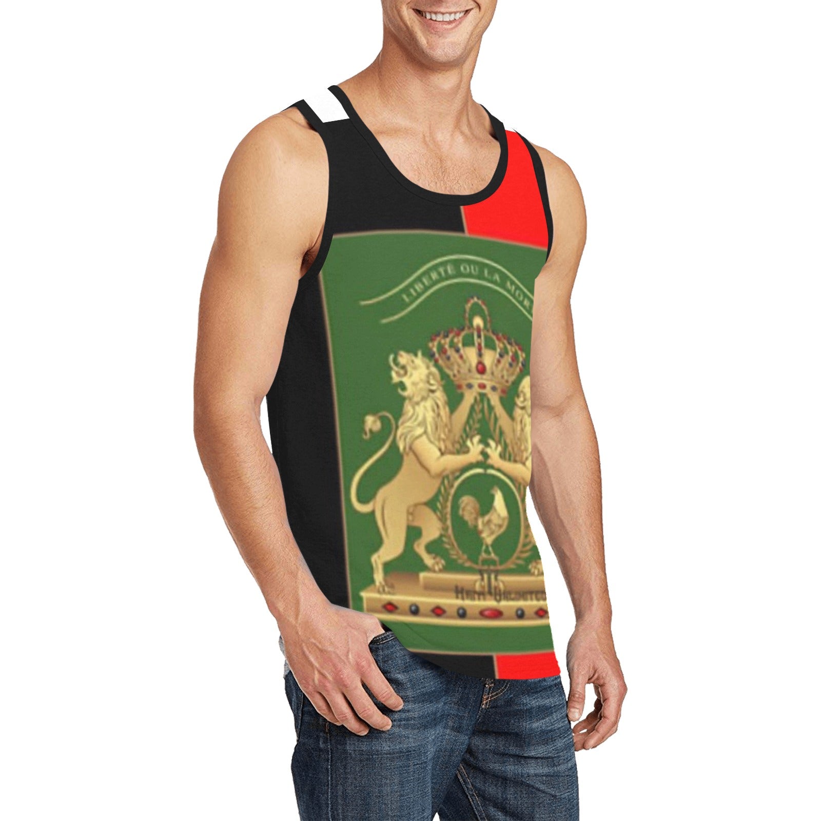 FJK Men's All Over Print Tank Top (Model T57)