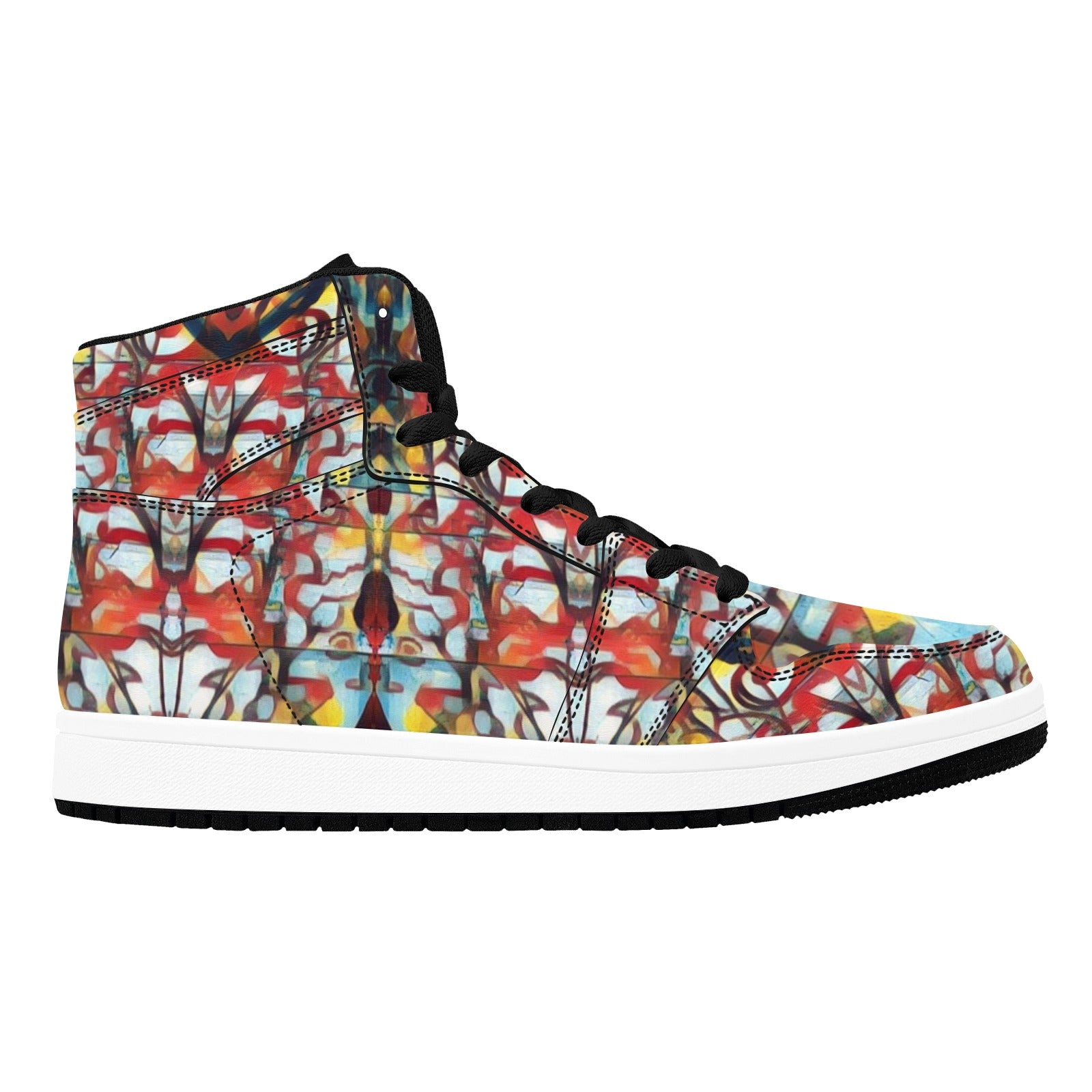 PwavBelnet1 Men's High Top Sneakers (Model 20042)