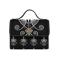 Ezbagnjk Waterproof Canvas Bag-Black (All Over Print) (Model 1641)