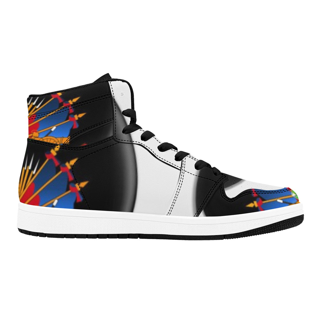 PwavBelnet1335 Men's High Top Sneakers (Model 20042)