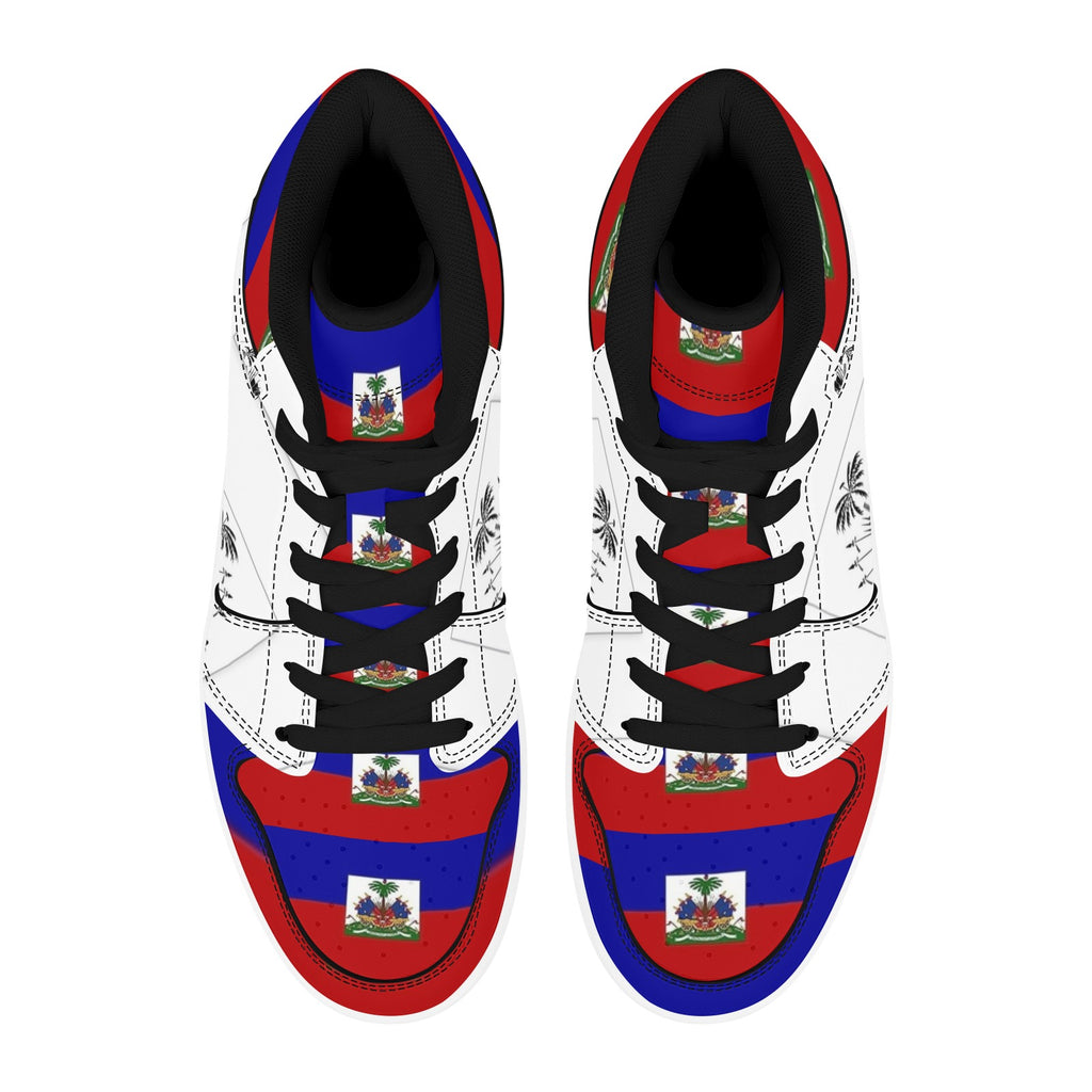 PwavBelnet13352 Men's High Top Sneakers (Model 20042)