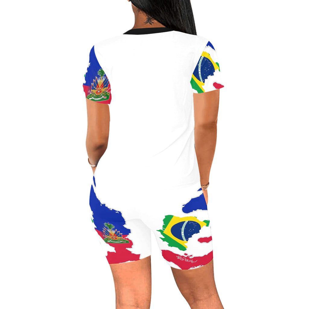 sexyAyiti Women's Short Yoga Set